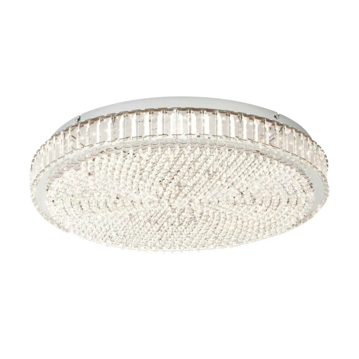 Plafoniera LED BALPARDA Eglo 39746-3500lm Dimabilă cu lumină neutră și cristale – Iluminat interior, Stars of Light (Crystal & Design) – vedere frontală – partener oficial Eglo