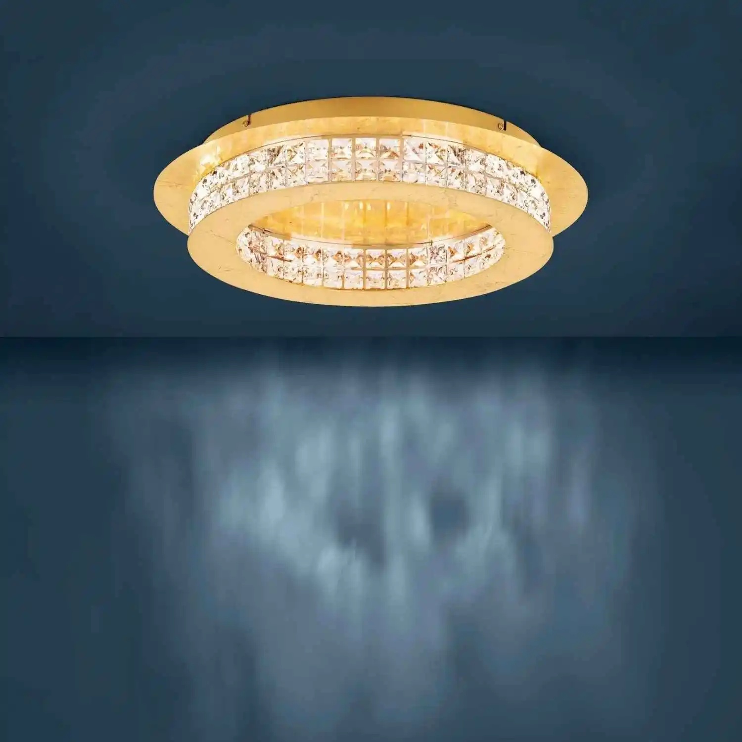 Plafoniera LED PRINCIPE Eglo 39405-10X3.15W 3800lm Aurie Dimabilă cu cristale