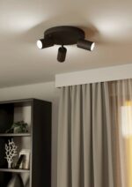 Plafoniera LED TELIMBELA-Z Eglo 900336-Smart RGB dimabilă cu aplicație sau telecomandă