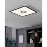 Plafoniera LED BORDONARA Eglo 900572-Dimabilă, lumină reglabilă RGB cu telecomandă