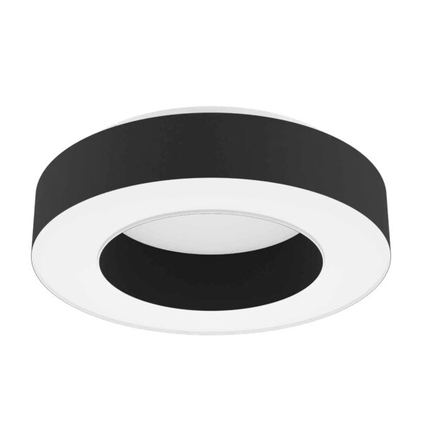 Plafoniera LED GUAMARE Eglo 39991-34W Neagră cu lumină reglabilă și telecomandă – Iluminat interior, Stars of Light (Crystal & Design) – vedere frontală – partener oficial Eglo
