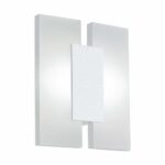 Aplica EGLO METRASS 2 96042 - LED 2X4.5W 960lm 3000K - Aluminiu - Satinat – Aluminiu, Alb, Plastic, Satinat, 3000K, "9002759960421" – vedere frontală – partener oficial Eglo