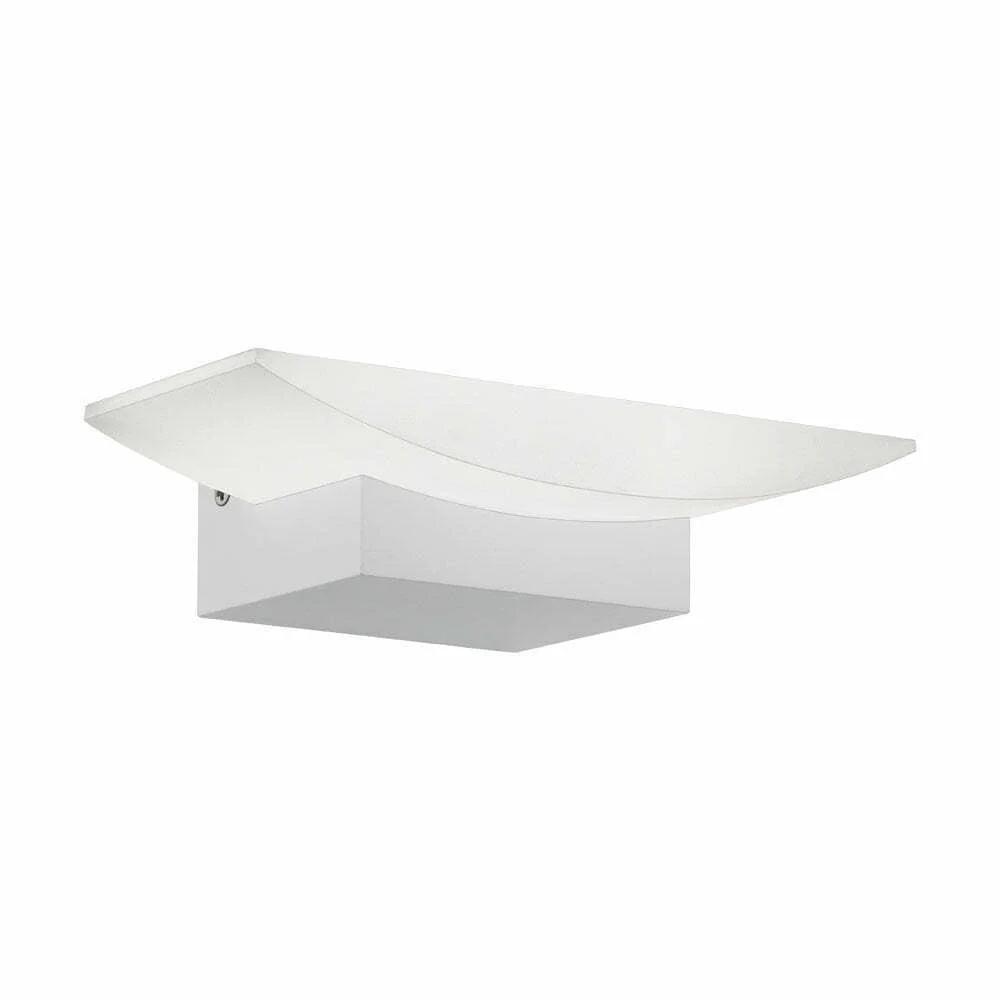 Aplica Metrass Eglo 96037 – LED 1X5,6W 3000K IP20 Aplica EGLO METRASS 96037 - LED 1X5.6W 680lm 3000K - Aluminiu - Satinat – Aluminiu, Alb, Plastic, Satinat, 3000K, "9002759960377" – vedere frontală – partener oficial Eglo