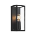Aplica baie vintage EGLO AMEZOLA 99123 - E27 1X60W IP44 - Sticla - Negru – Otel, Negru, Sticla, Clar, "9002759991234" – vedere frontală – partener oficial Eglo