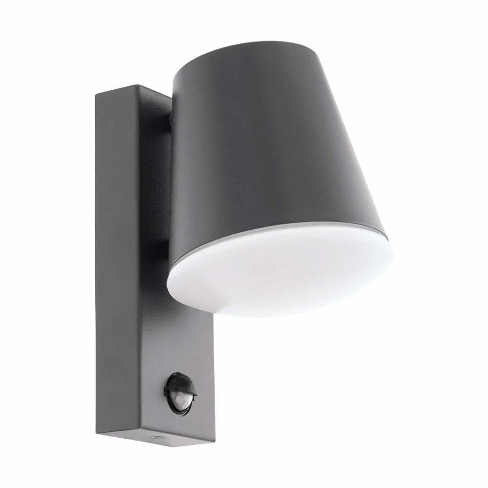 Aplica exterior EGLO CALDIERO 97451 - E27 1X10W IP44 - Otel zincat - Alb – Iluminat exterior, Corpuri de iluminat – vedere frontală – partener oficial Eglo