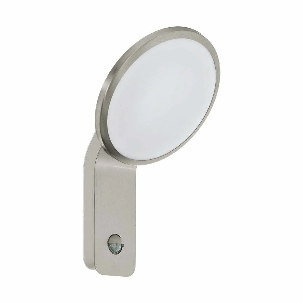 Aplica exterior EGLO CICERONE 98128 - LED 11W 1000lm 3000K IP44 - Plastic - Inox - Alb – Iluminat exterior, Corpuri de iluminat – vedere frontală – partener oficial Eglo