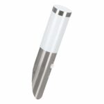 Aplica exterior EGLO HELSINKI 83278 - E27 1X12W IP44 D75mm - Inox - Alb – Iluminat exterior, Corpuri de iluminat – vedere frontală – partener oficial Eglo