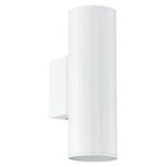 Aplica exterior EGLO RIGA 94101 – GU10 2X3W IP44 – Otel zincat – Alb
