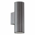 Aplica exterior EGLO RIGA 94103 - GU10 2X3W IP44 - Otel zincat - Antracit – Iluminat exterior, Corpuri de iluminat – vedere frontală – partener oficial Eglo