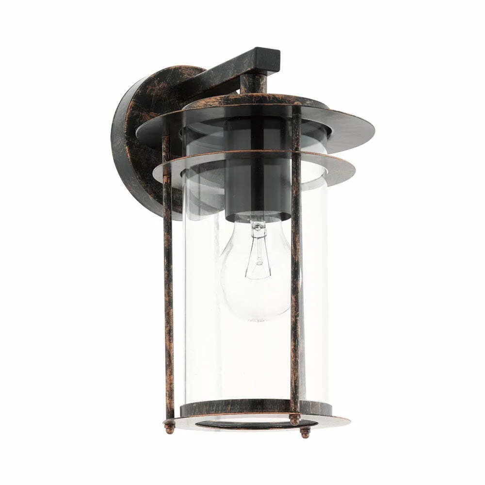 Aplica exterior EGLO VALDEO 96241 - E27 1X60W IP44 - Sticla - Cupru Antichizat – Iluminat exterior, Corpuri de iluminat – vedere frontală – partener oficial Eglo