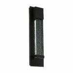 Aplica exterior EGLO VILLAGRAZIA 98153 – LED 2X3.3W 680lm 3000K IP44 – Sticla – Negru