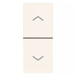 Doi pulsanti interblocati NO+NO 10A Alb Vimar LINEA 30062.B