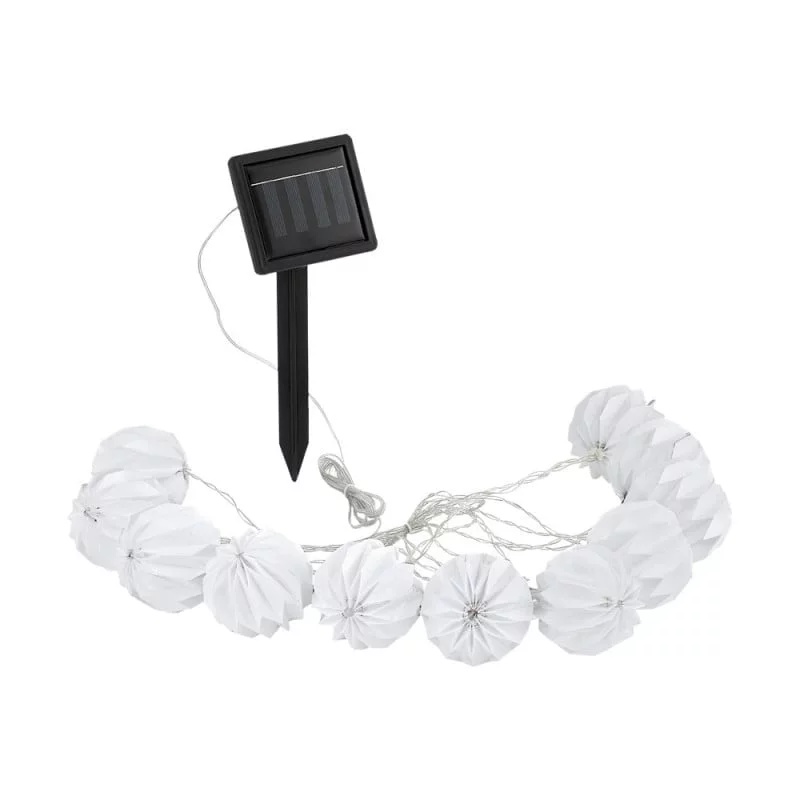 Ghirlanda solara EGLO 48846 - SOLAR-LED 10X0.06W – Iluminat exterior, Solar – vedere frontală – partener oficial Eglo