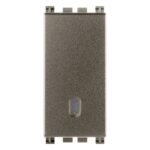Intrerupator cap cruce 1P 16AX Metal vimar Arke 19013.M