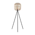 Lampadar vintage EGLO BORDESLEY 43219 - E27 1X28W  h1390mm – Iluminat interior, Vintage – vedere frontală – partener oficial Eglo