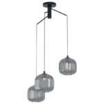 Lustra EGLO MANTUNALLE 1 99373 – E27 3X40W D620mm – Sticla aburita – Negru