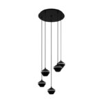 Lustra EGLO PERPIGO 98683 - GU10 5X5W D555mm - Otel - Alb – Iluminat interior, Corpuri de iluminat – vedere frontală – partener oficial Eglo