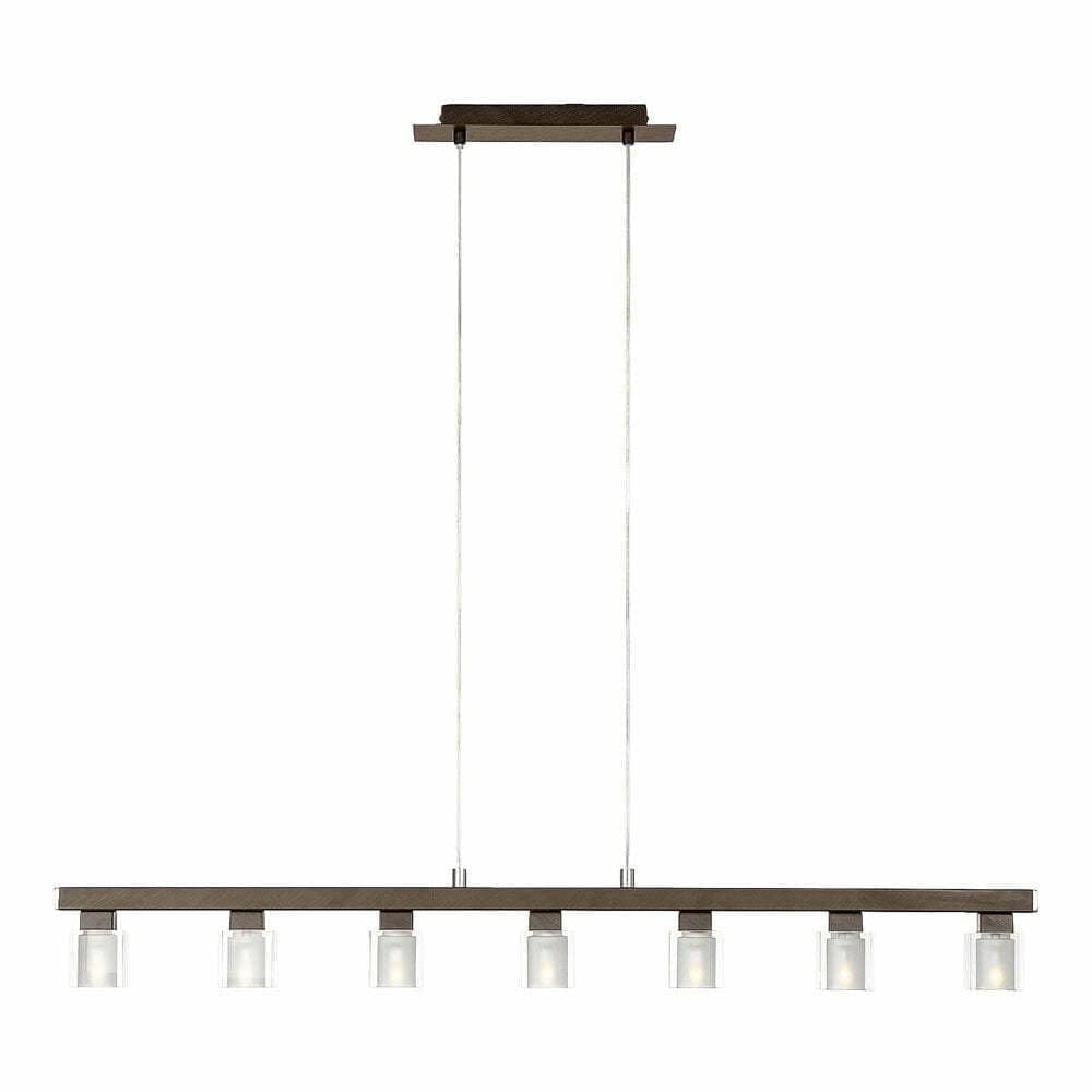 Lustra EGLO TENNO 85129 – G9 7X40W – Cristal – Satinat – Transparent Lustra EGLO TENNO 85129 - G9 7X40W - Cristal - Satinat - Transparent – Iluminat interior, Corpuri de iluminat – vedere frontală – partener oficial Eglo