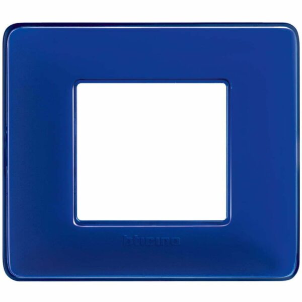 Ornament 2M Cobalt Matix Bticino AM4802CBU – Cobalt, Ornament – vedere frontală – partener oficial Bticino