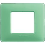 Ornament 2M Verde Opal Matix Bticino AM4802CVC – Verde Opal, Ornament – vedere frontală – partener oficial Bticino