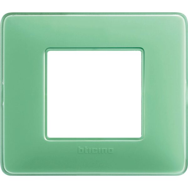 Ornament 2M Verde Opal Matix Bticino AM4802CVC – Verde Opal, Ornament – vedere frontală – partener oficial Bticino
