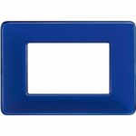 Ornament 3M Cobalt Matix Bticino AM4803CBU – Cobalt, Ornament – vedere frontală – partener oficial Bticino