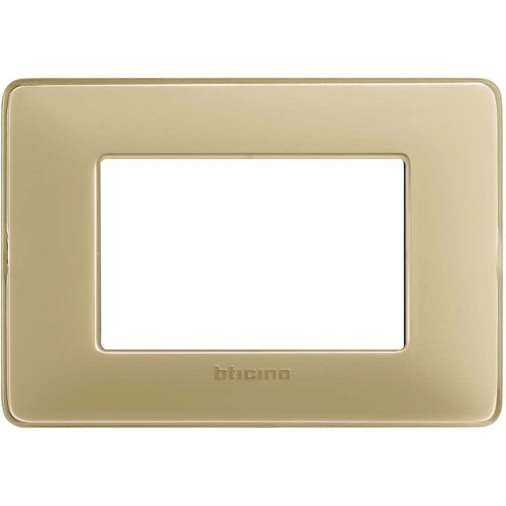 Ornament 3M Ocru Matix Bticino AM4803CAV Ornament 3M Ocru Matix Bticino AM4803CAV – Ocru, Ornament – vedere frontală – partener oficial Bticino