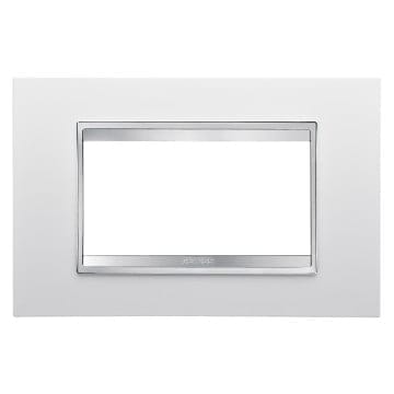 Ornament 4M LUX Gewiss Chorus Alb lucios GW16204TB – Alb lucios, Alb lucios – vedere frontală – partener oficial Gewiss