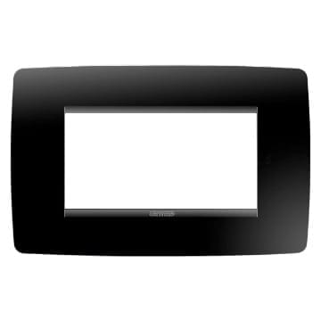 Ornament 4M ONE Gewiss Chorus Negru toner lucios GW16104TN – Negru Lucios, Ornament – vedere frontală – partener oficial Gewiss