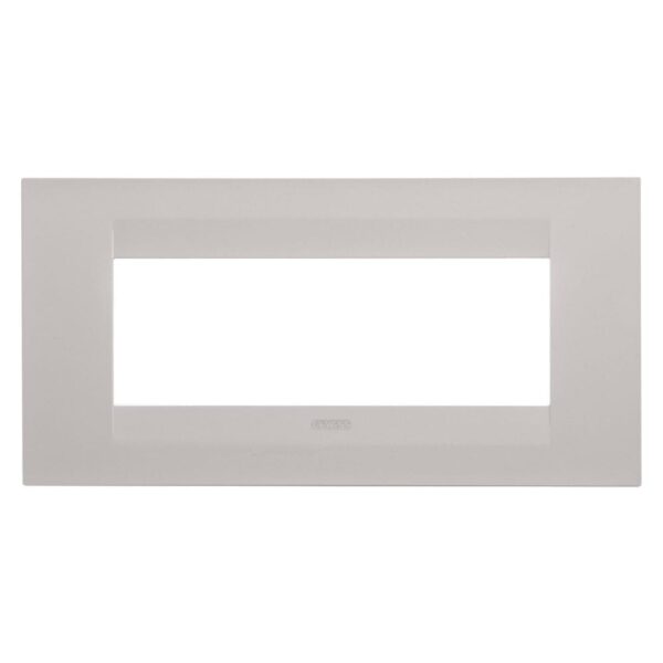 Ornament GEO 6 Module Bej satinat GW16406VL – Bej satinat, Bej satinat – vedere frontală – partener oficial Gewiss