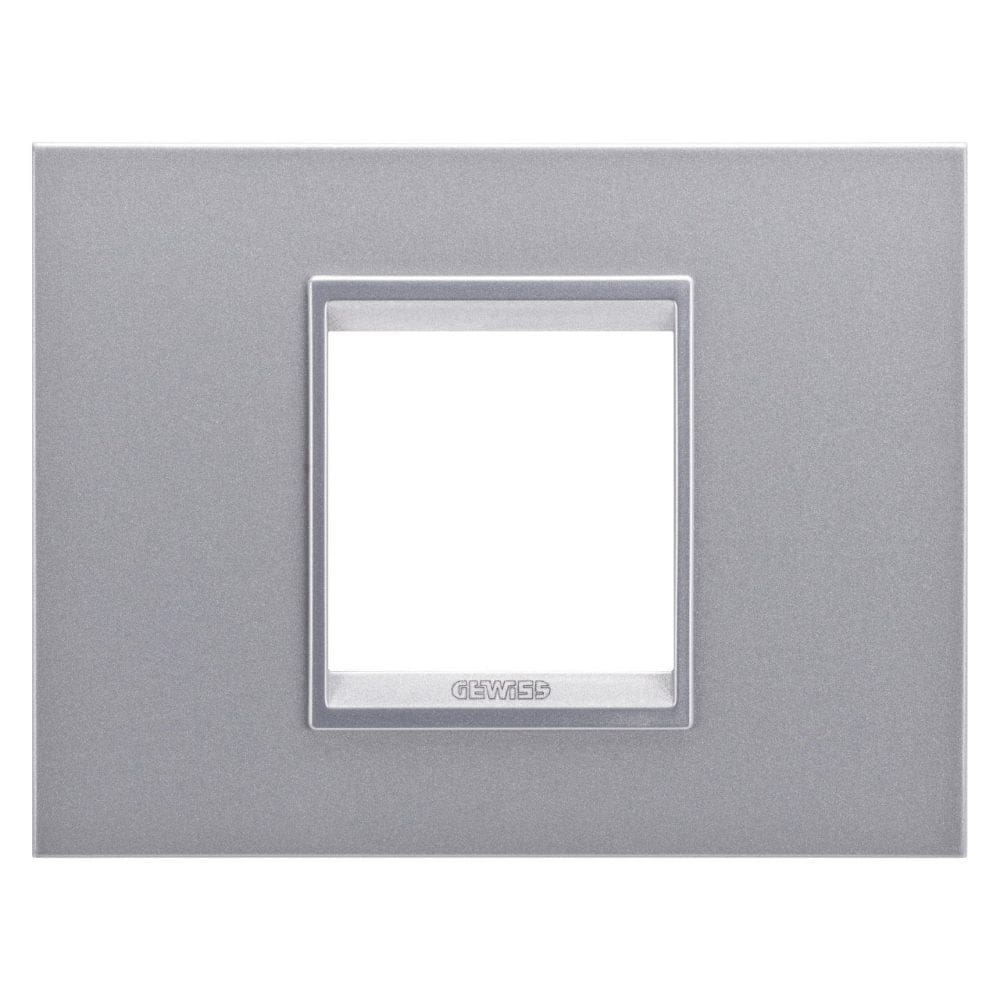 Ornament LUX 2 Module Titan Monocrom GW16202YT Ornament LUX 2 Module Titan Monocrom GW16202YT – Titan lucios, Titan lucios – vedere frontală – partener oficial Gewiss