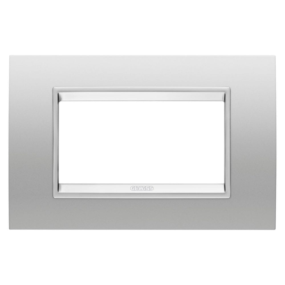 Ornament LUX 4 Module Gri magnetic GW16204XR Ornament LUX 4 Module Gri magnetic GW16204XR – Gri magnetic, Ornament – vedere frontală – partener oficial Gewiss