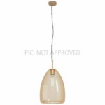 Pendul EGLO ALOBRASE 98614 - E27 1X40W D300mm - Negru Transparent – Otel, Crom, Sticla Vaporizata, Negru-Transparent, "9002759986148" – vedere frontală – partener oficial Eglo