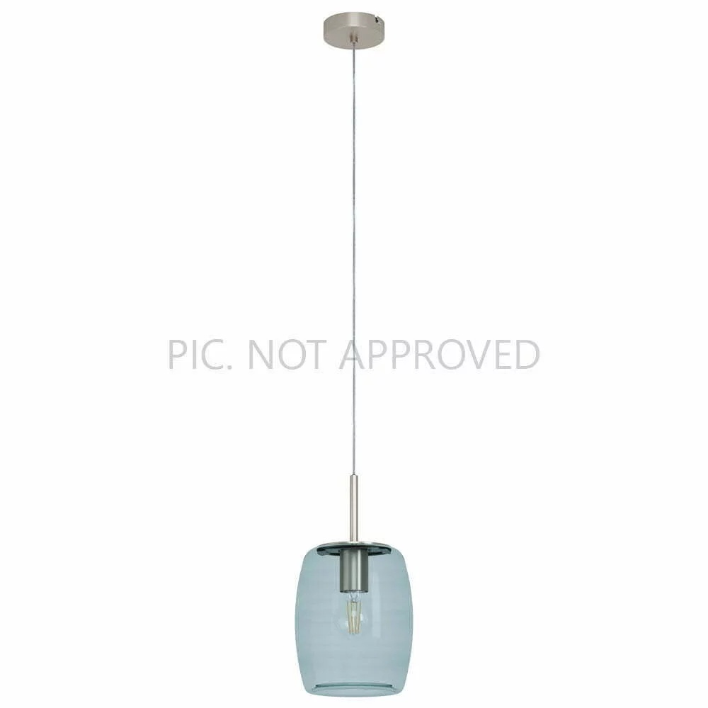 Pendul EGLO CADAQUES 98583 - E27 1X40W D180mm - Petrol – Iluminat interior, Corpuri de iluminat – vedere frontală – partener oficial Eglo