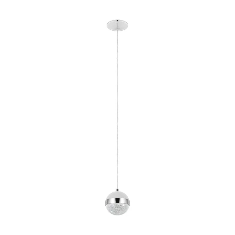 Pendul EGLO LICOROTO 98556 - G9 1X3W D120mm - Alb - Transparent – G9, 1X3W – vedere frontală – partener oficial Eglo