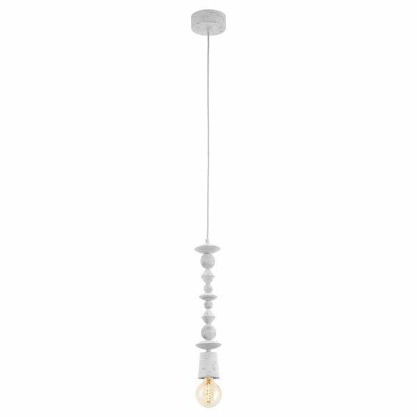 Pendul vintage EGLO AVOLTRI 49371 - E27 1X60W D80mm – Iluminat interior, Vintage – vedere frontală – partener oficial Eglo