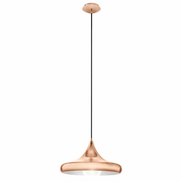 Pendul vintage EGLO CORETTO 2 94742 - E27 1X60W D400mm – Iluminat interior, Vintage – vedere frontală – partener oficial Eglo