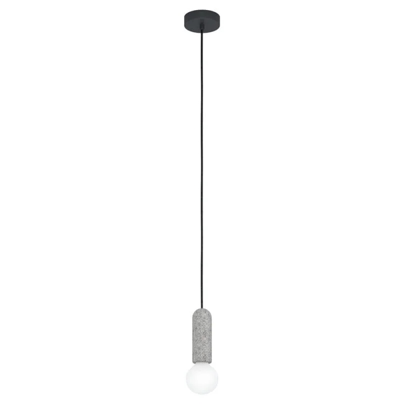 Pendul vintage EGLO GIACONECCHIA 39831 – E27 1X40W D105mm – Gri Pendul vintage EGLO GIACONECCHIA 39831 - E27 1X40W D105mm - Gri – Iluminat interior, Vintage – vedere frontală – partener oficial Eglo