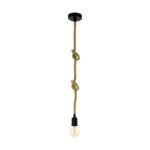 Pendul vintage EGLO RAMPSIDE 43256 - E27 1X28W D110mm – Iluminat interior, Vintage – vedere frontală – partener oficial Eglo
