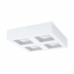 Plafoniera EGLO FERREROS 96794 - LED 4X6.3W 3360 Gradem 3000K - Otel - Alb – Iluminat interior, Corpuri de iluminat – vedere frontală – partener oficial Eglo