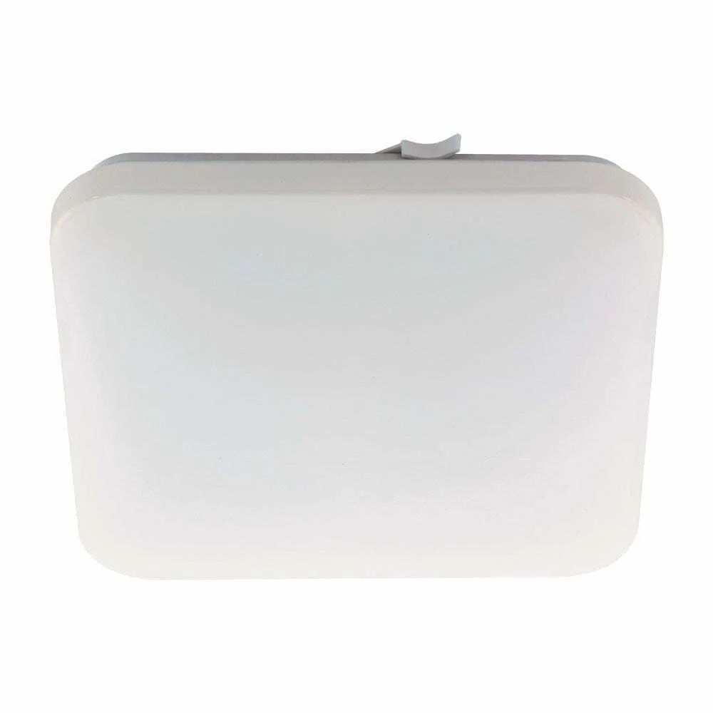 Plafoniera EGLO FRANIA 97885 - LED 17.3W 2000lm 3000K IP44 - Otel - Alb – Iluminat interior, Baie – vedere frontală – partener oficial Eglo