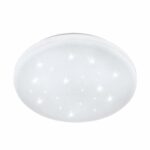 Plafoniera EGLO FRANIA-A 98236 - LED 24W 1800lm 2700-6500K D400mm - Efect de cristal - Alb – Iluminat interior, EGLO Access – vedere frontală – partener oficial Eglo
