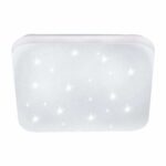 Plafoniera EGLO FRANIA-S 97881 - LED 11.5W 1350lm 3000K - Efect de cristal - Alb – Iluminat interior, Corpuri de iluminat – vedere frontală – partener oficial Eglo