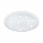 Plafoniera EGLO FRANIA-S 98448 - LED 49.5W 5700lm 3000K D550mm - Efect de cristal - Alb – Iluminat interior, Corpuri de iluminat – vedere frontală – partener oficial Eglo