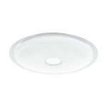 Plafoniera EGLO LANCIANO 1 98324 – LED 36W 3300lm 3000K – 4000K – 5000K D560mm – Efect de cristal – Crom – Alb