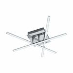 Plafoniera EGLO LASANA 1 95567 - LED 18W 1890lm 3000K - Otel - Alb – Iluminat interior, Corpuri de iluminat – vedere frontală – partener oficial Eglo