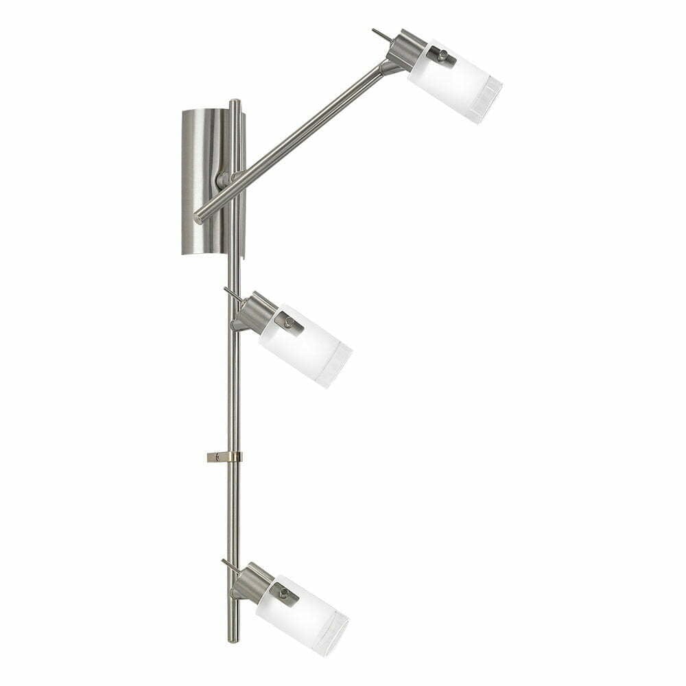 Aplica spot EGLO MALFI 87187 – G9 3X40W – Sticla satinata – Nichel Mat Aplica spot EGLO MALFI 87187 - G9 3X40W - Sticla satinata - Nichel Mat – Iluminat interior, Corpuri de iluminat – vedere frontală – partener oficial Eglo