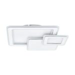 Plafoniera EGLO MENTALURGIA 99398 - LED 12W;11W;7.5W;5W;4W 4800lm 2700-6500K - Otel - Alb – Iluminat interior, Corpuri de iluminat – vedere frontală – partener oficial Eglo