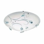 Plafoniera EGLO SORRENTA 1 95689 - LED 16W 1500lm 4000K D315mm - Cristal - Alb - Transparent – Iluminat interior, Corpuri de iluminat – vedere frontală – partener oficial Eglo