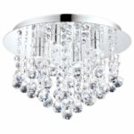 Plafoniera baie EGLO ALMONTE 94878 – G9 4X3W IP44 D350mm – Cristal – Transparent